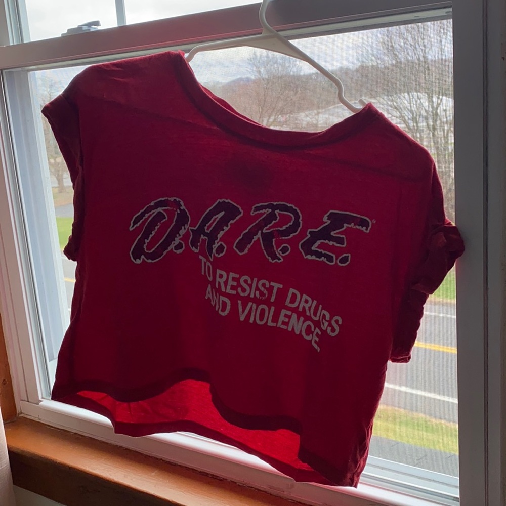 dare cropped tee size sm